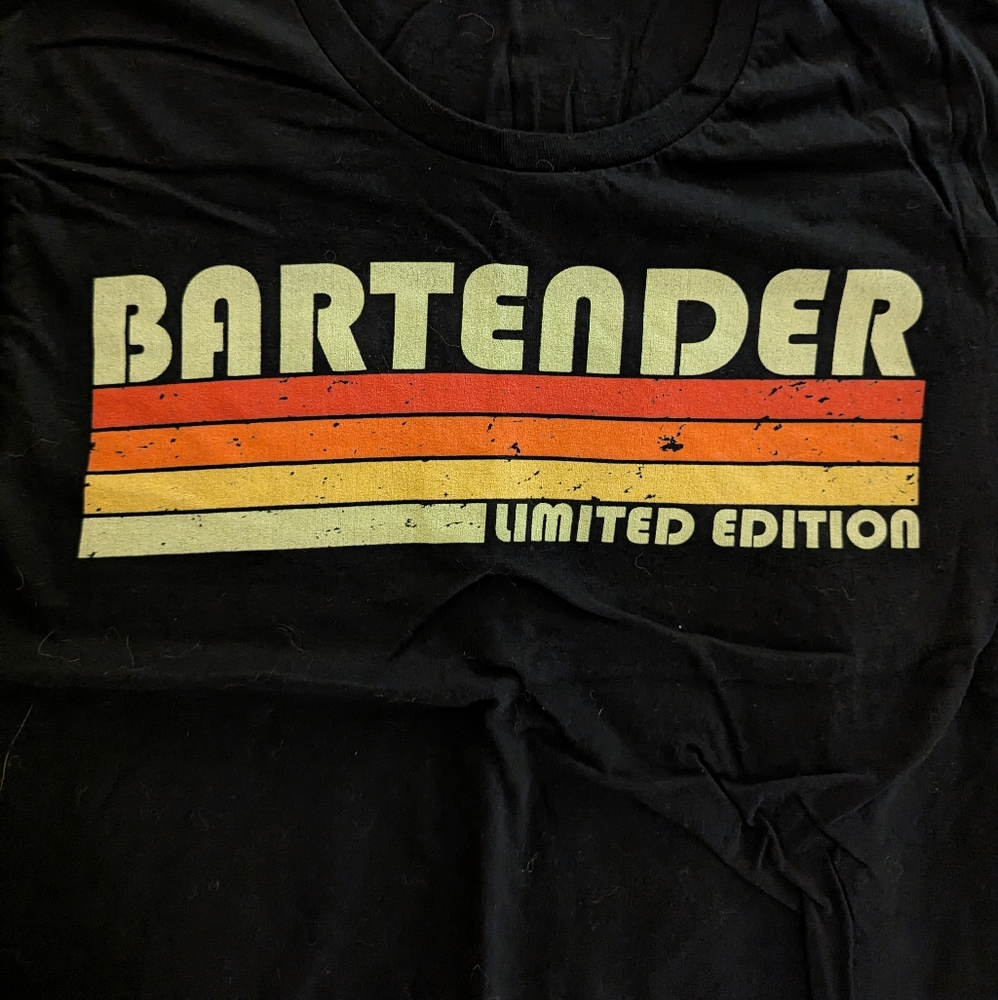 Retro‎ bartender t-shirt - Picture 2 of 2